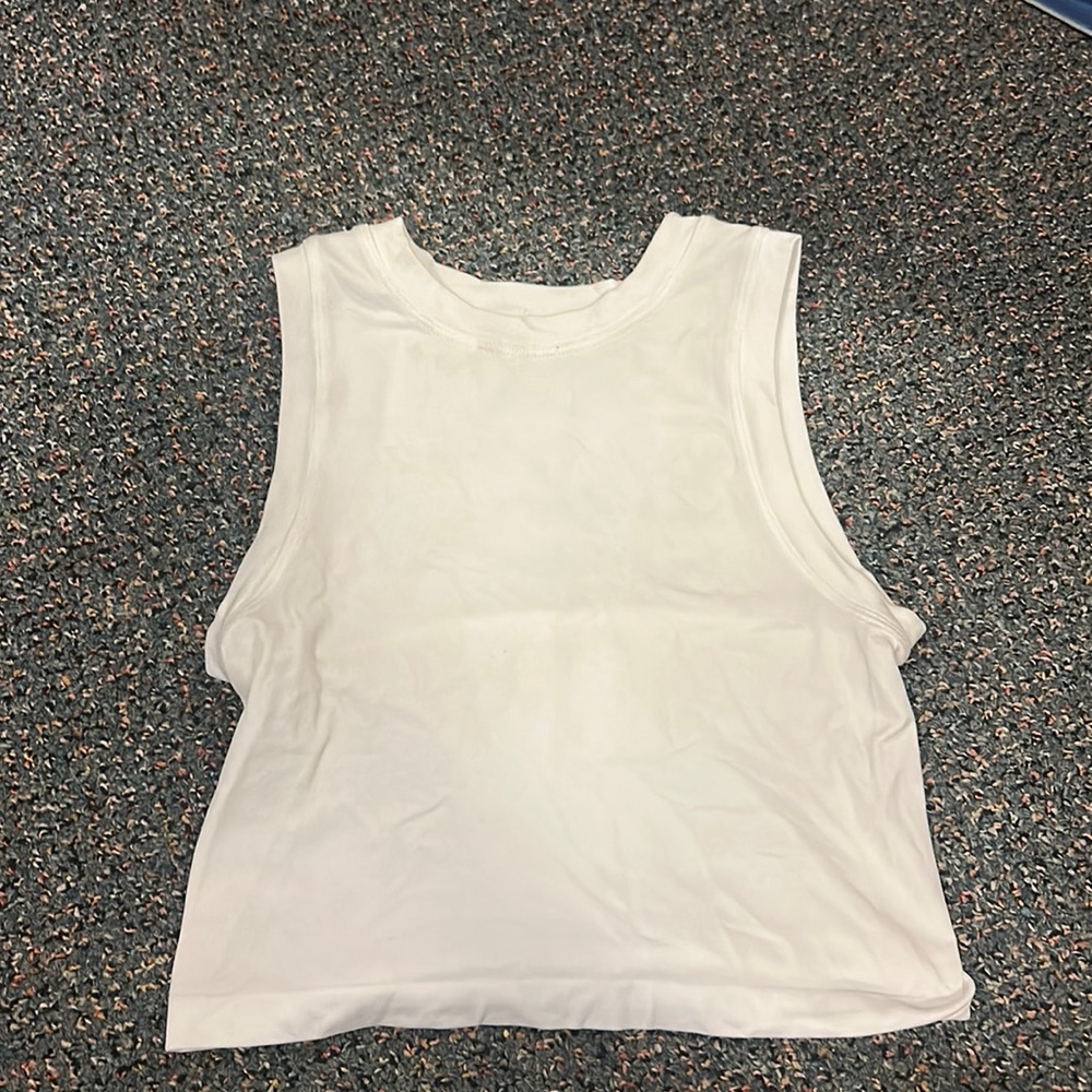 White tank top